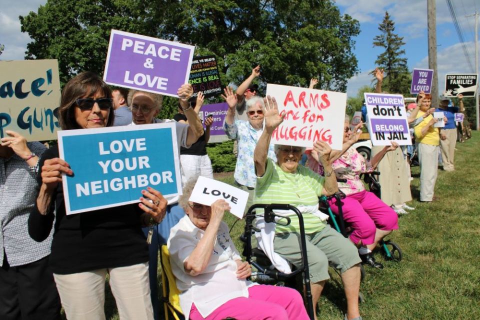 Grand Rapids Dominican Sisters preach love with their lives and presence in their motherhouse neighborhood. (Courtesy of the Dominican Sisters of Grand Rapids)